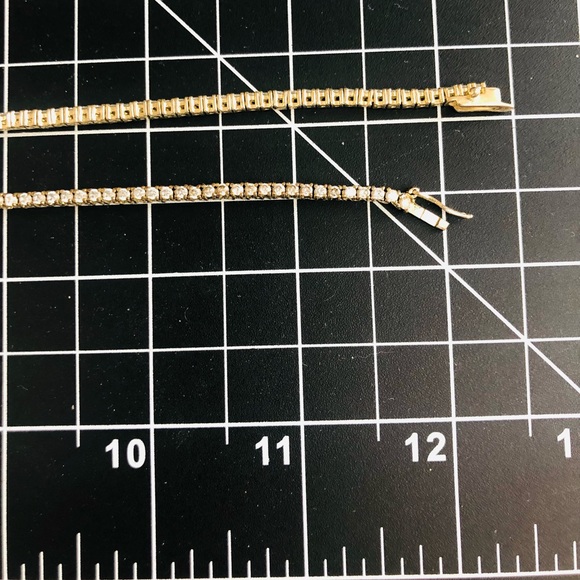 Vintage Rhinestone Necklace & Earrings - Picture 11 of 13